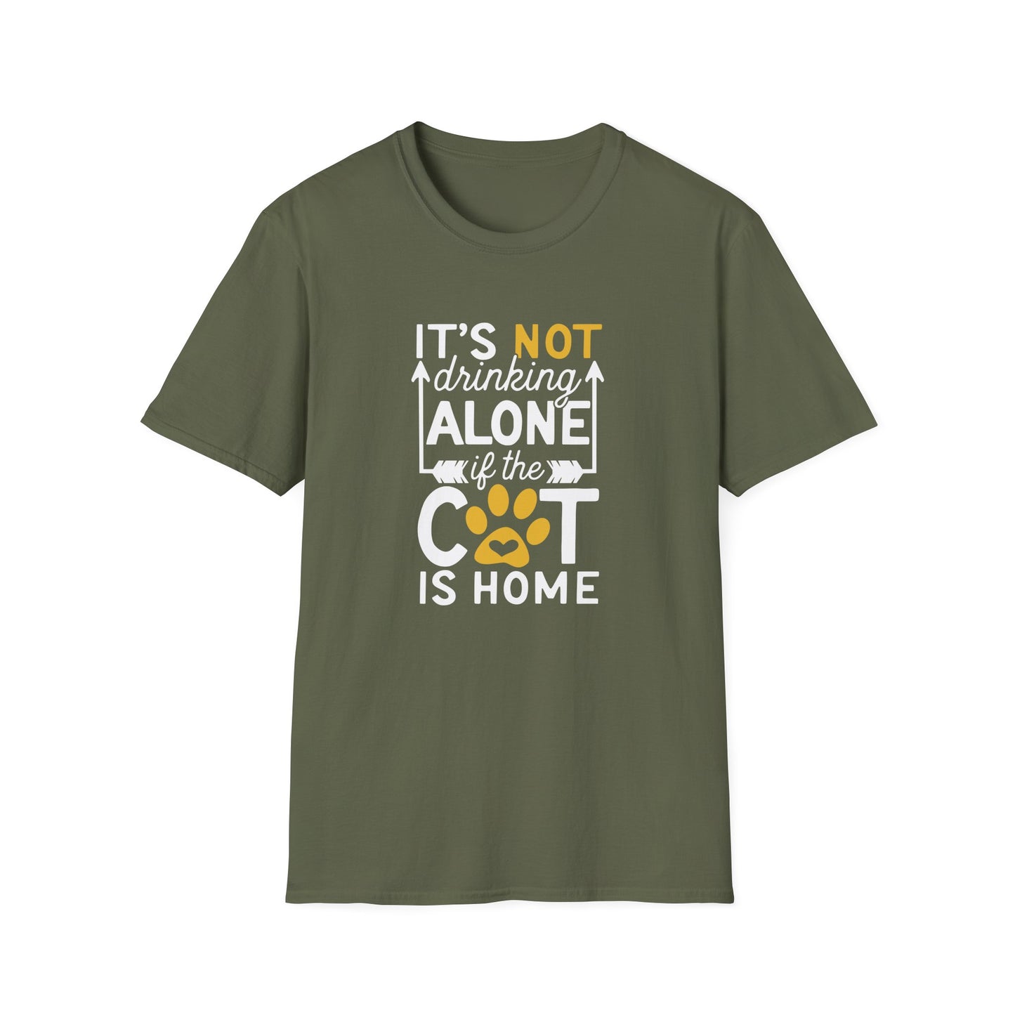 48 - ITS NOT DRINKING ALONE IF THE CAT IS HOME