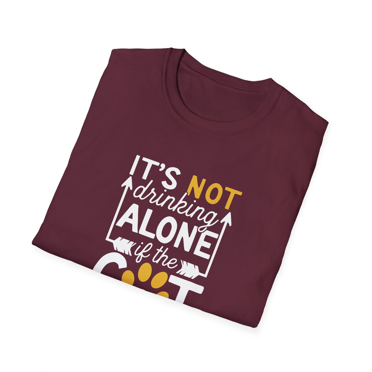 48 - ITS NOT DRINKING ALONE IF THE CAT IS HOME