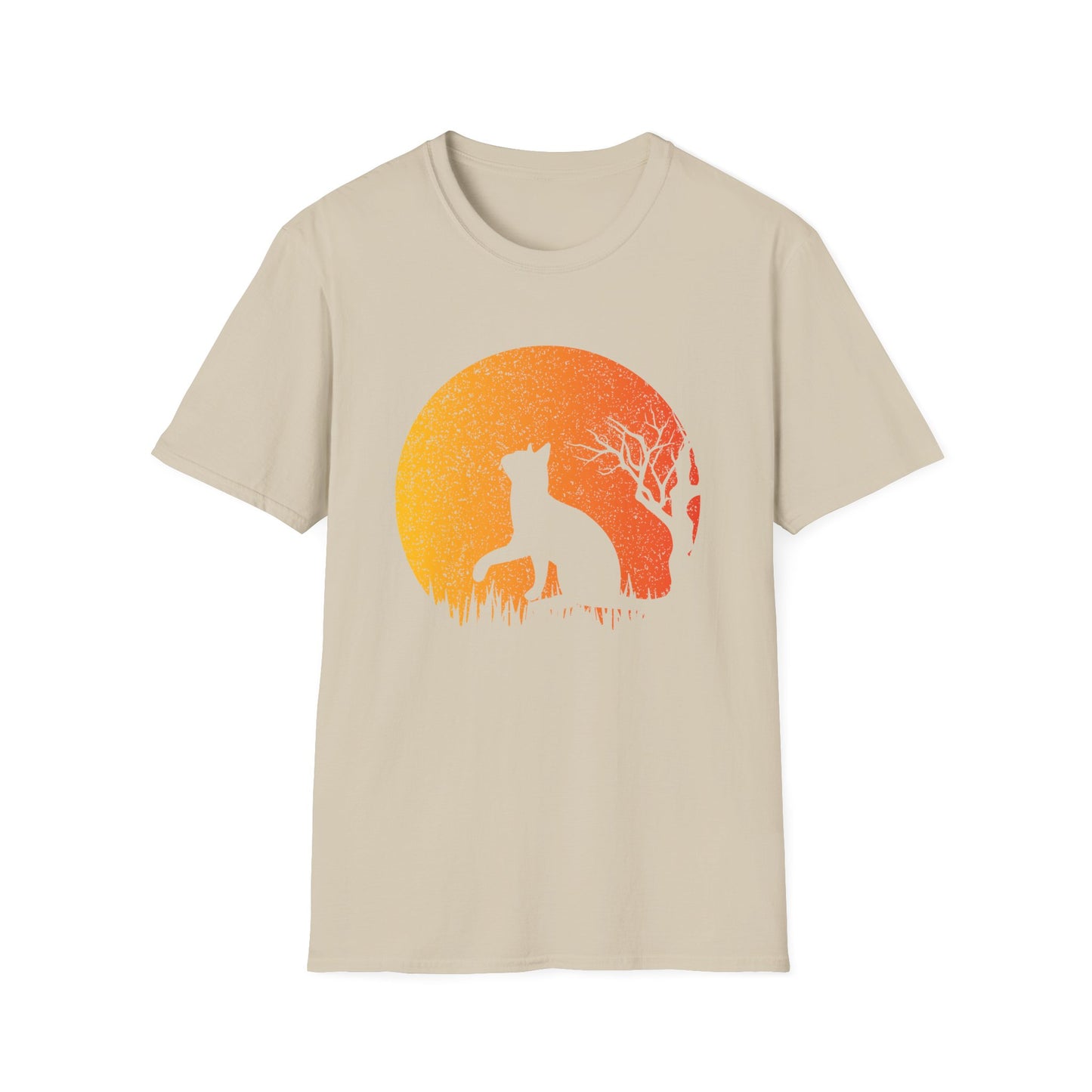 16 - SUNSET CAT SILHOUETTE