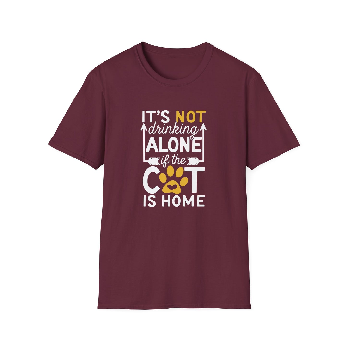 48 - ITS NOT DRINKING ALONE IF THE CAT IS HOME