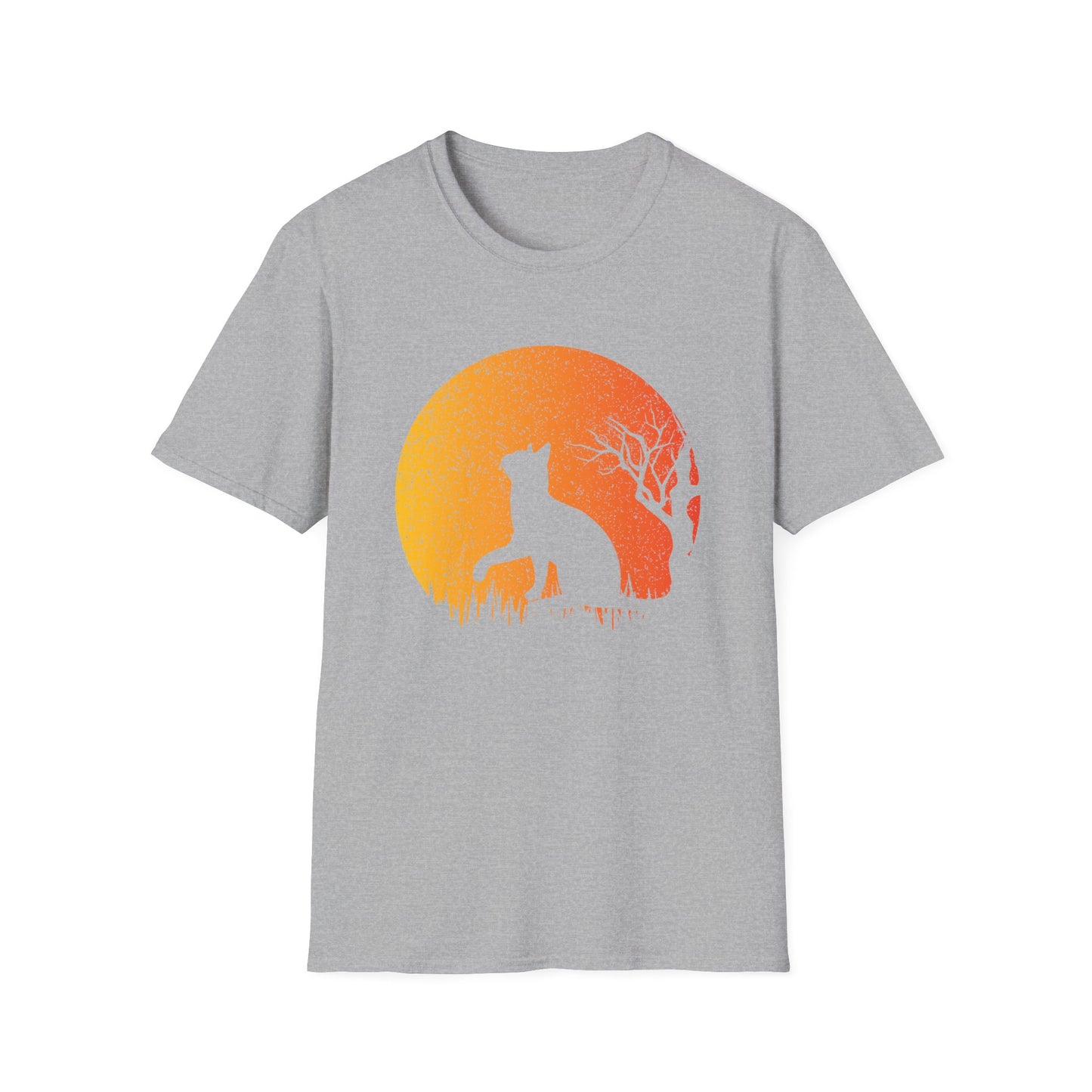 16 - SUNSET CAT SILHOUETTE