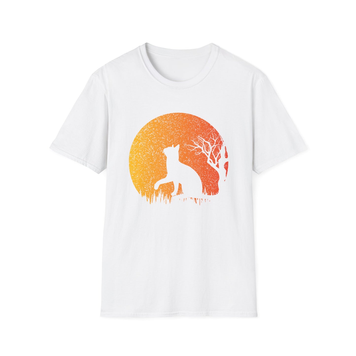 16 - SUNSET CAT SILHOUETTE