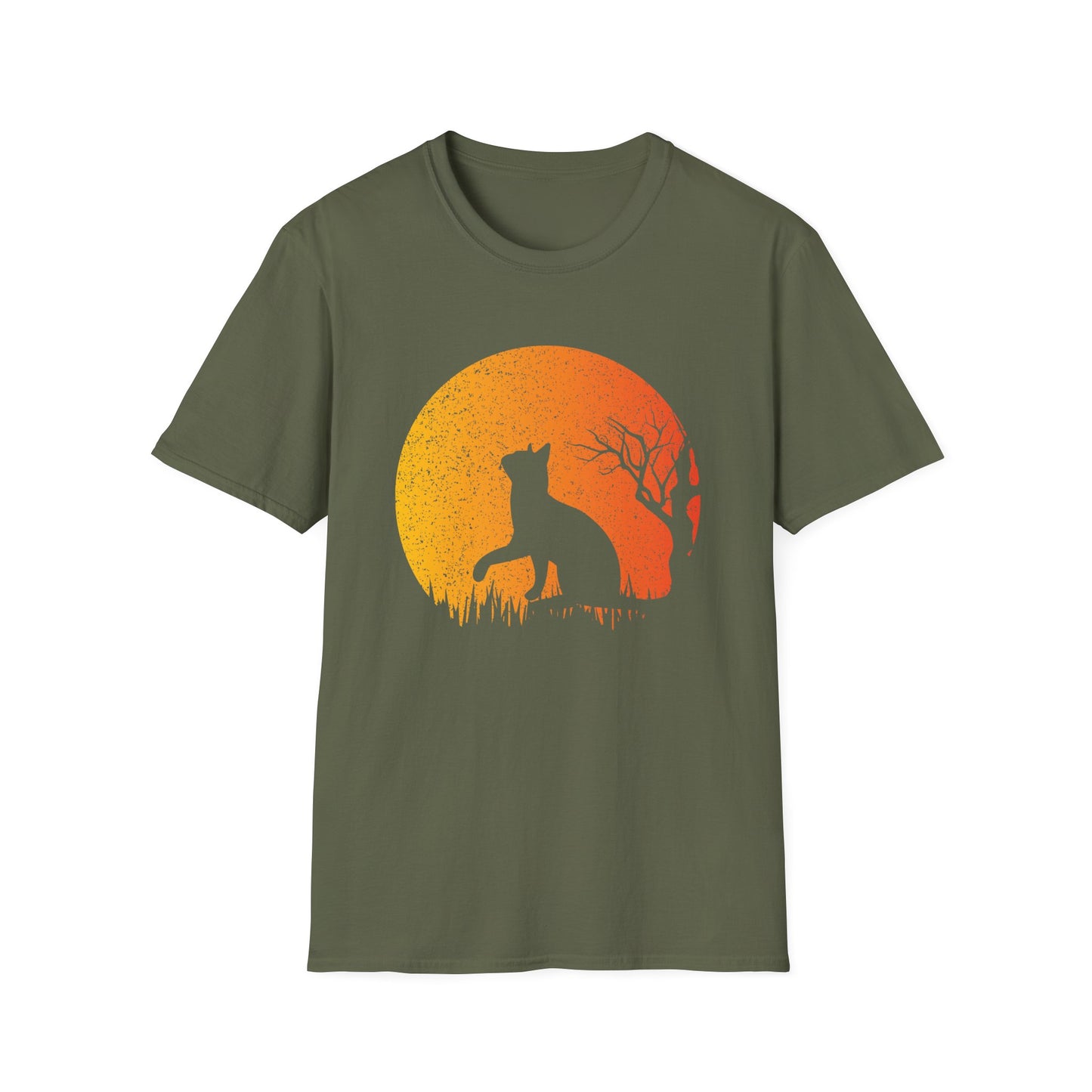 16 - SUNSET CAT SILHOUETTE