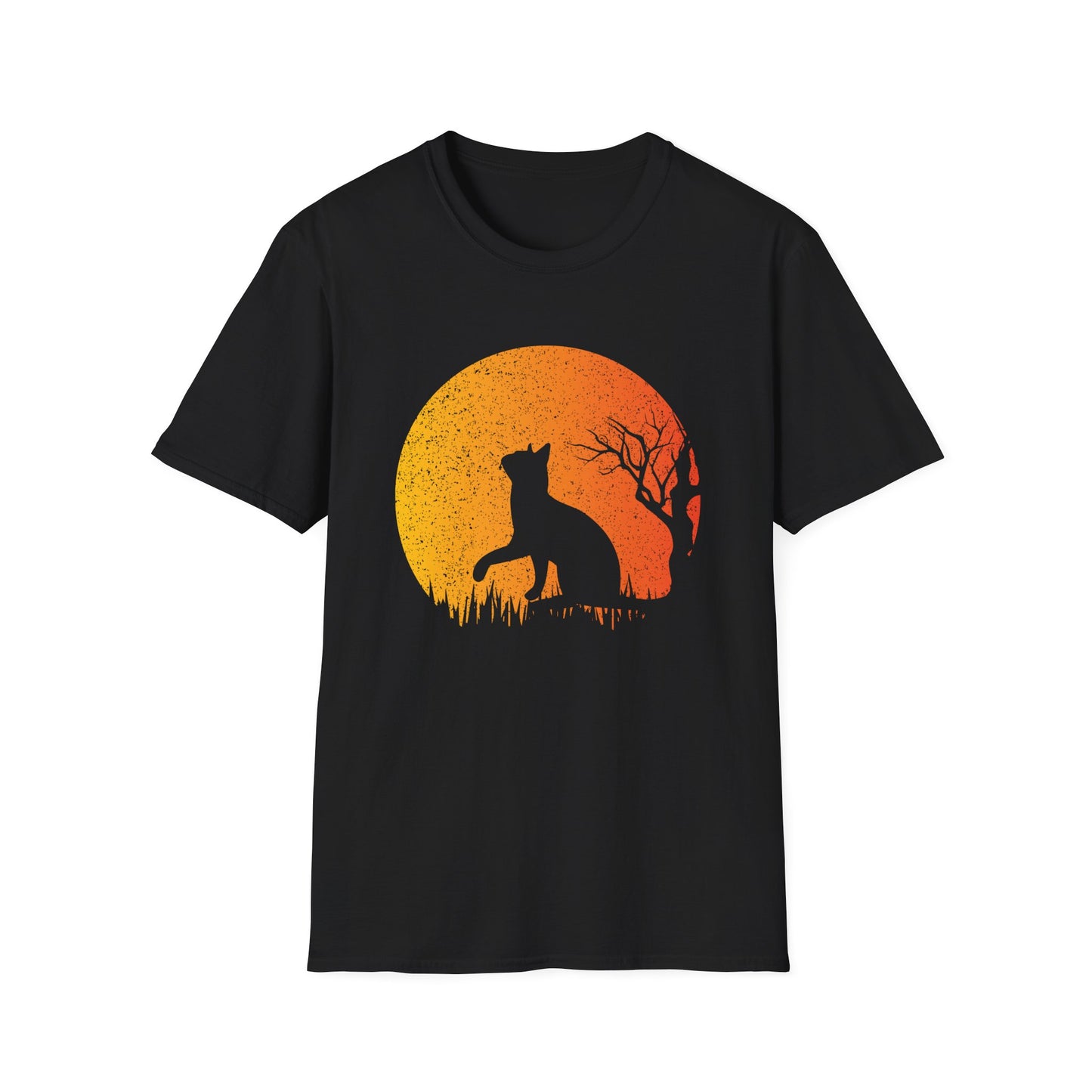 16 - SUNSET CAT SILHOUETTE